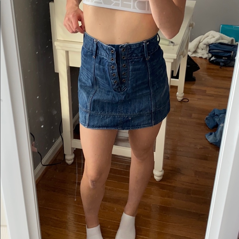 jean skirt